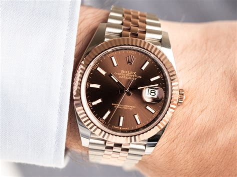 women's rolex brown face|rolex datejust 41 ref 126331.